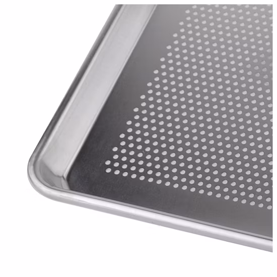 Factory ODM&OEM Custom Made Non Stick Aluminium Perforated Bread Cookie Baking Sheet Oven Tray