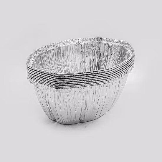 Aluminum Food Container Oval Roaster Pan Aluminium Foil for Food Packaging