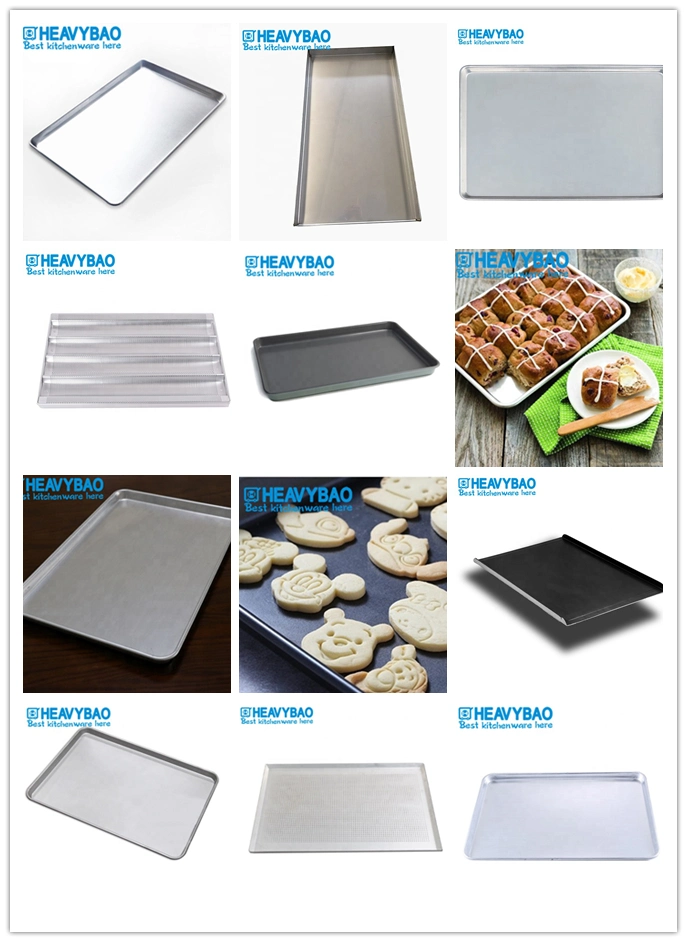 Heavybao High Quality Kitchen Cooking Tools Aluminized Cookie Pan &amp; Baking Tray