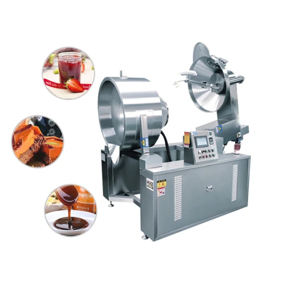 TCA CE Certified High Quality Fruit Candied Fruit Processing Heating Planetary Stirring Wok Processing
