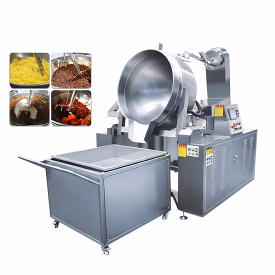 TCA CE Certified High Quality Fruit Candied Fruit Processing Heating Planetary Stirring Wok Processing