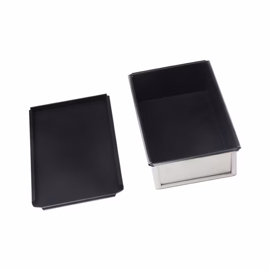Custom Made Bakeware 5 Cavities Aluminium Alusteel Non Stick Corrugated Toast Sandwich Bread Loaf Baking Pan with Lid