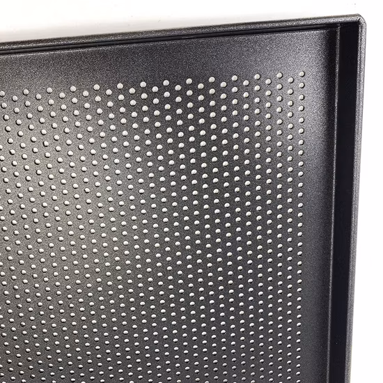 Custom 400*720mm Large Heavy Duty Aluminium Metal Perforated Non Stick Bread Cookies Cake Baking Sheet Oven Pan